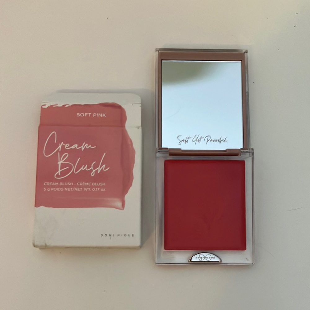 Dominique Cream Blush Soft Pink NWT